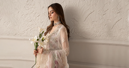 Maria.B Luxury Chiffon Embroidered 3 Pc Unstitched Collection