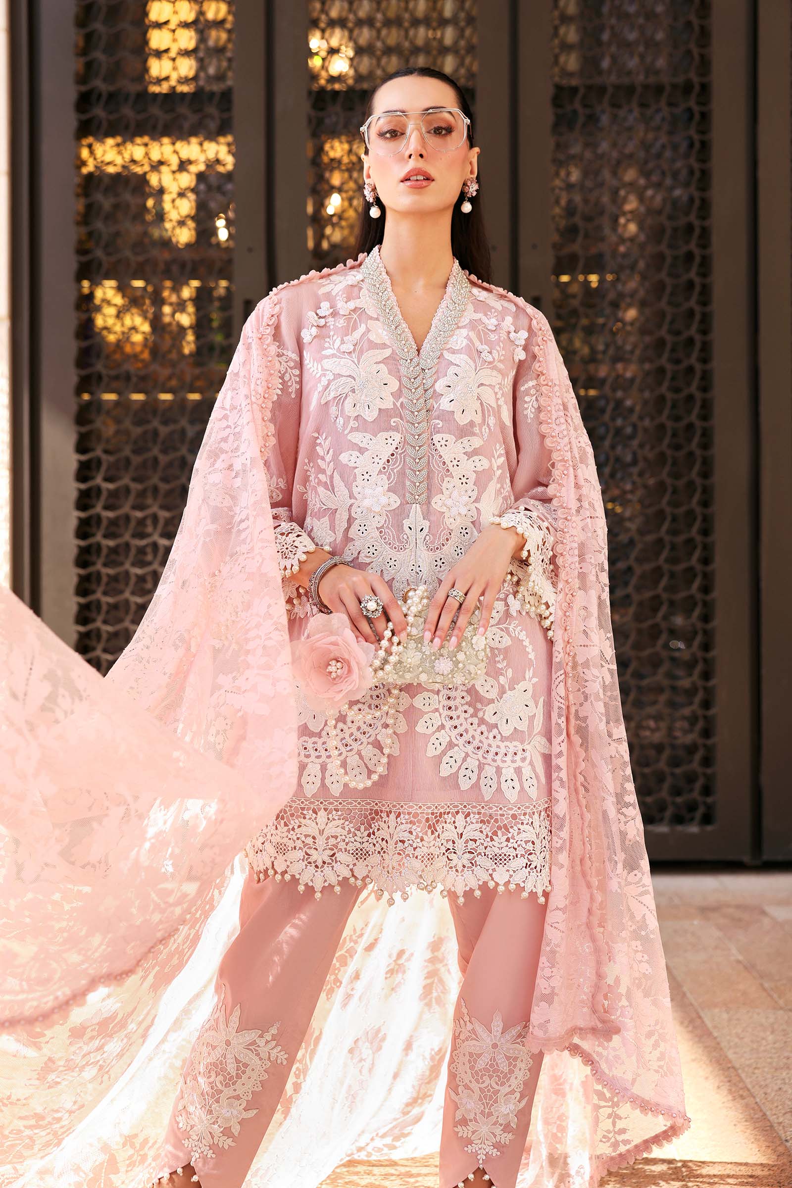 Maria.B Luxury Lawn Unstitched Embroidered 3Pc Suit D