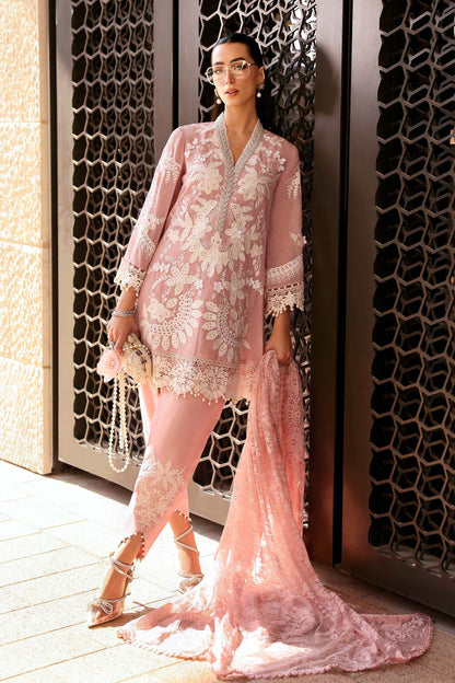 Maria.B Luxury Lawn Unstitched Embroidered 3Pc Suit D