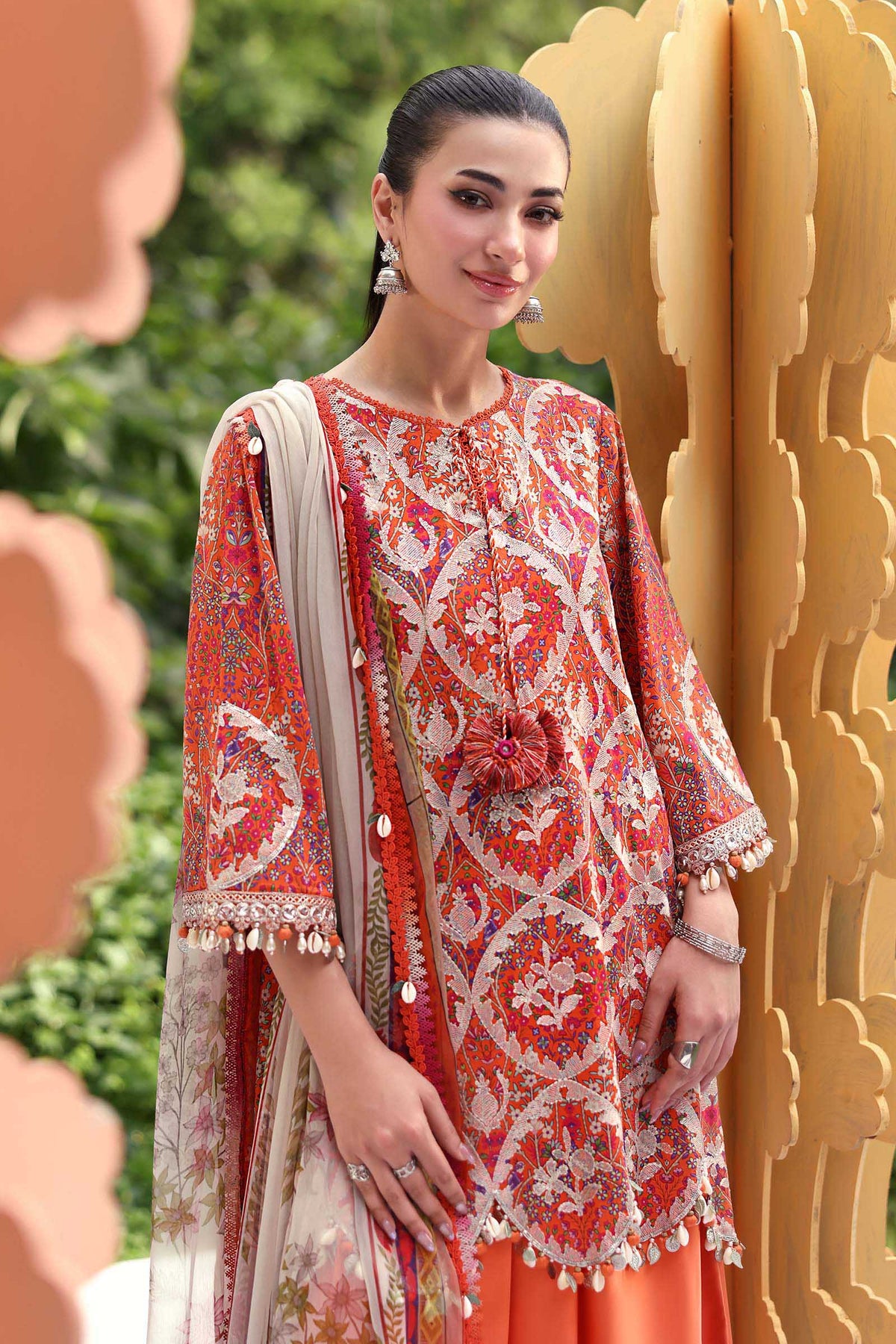 Maria B Luxury Embroidered Lawn 3Pc Unstitched Suit