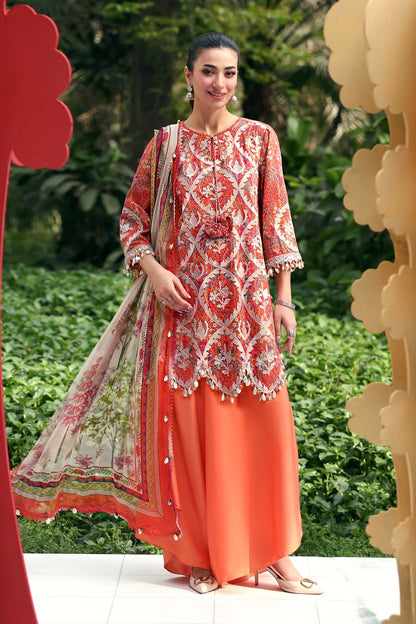 Maria B Luxury Embroidered Lawn 3Pc Unstitched Suit