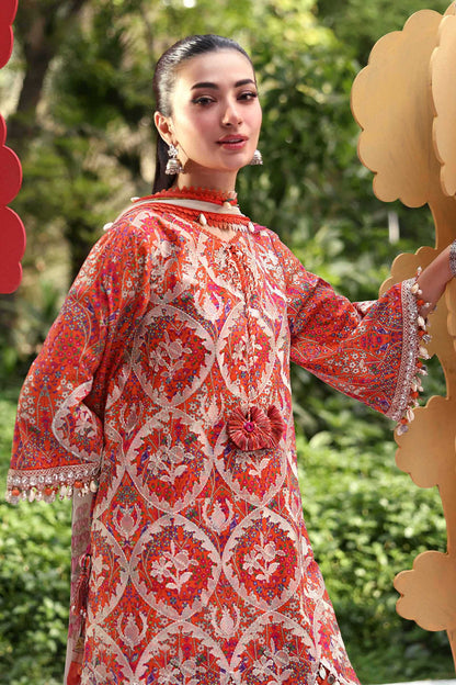 Maria B Luxury Embroidered Lawn 3Pc Unstitched Suit