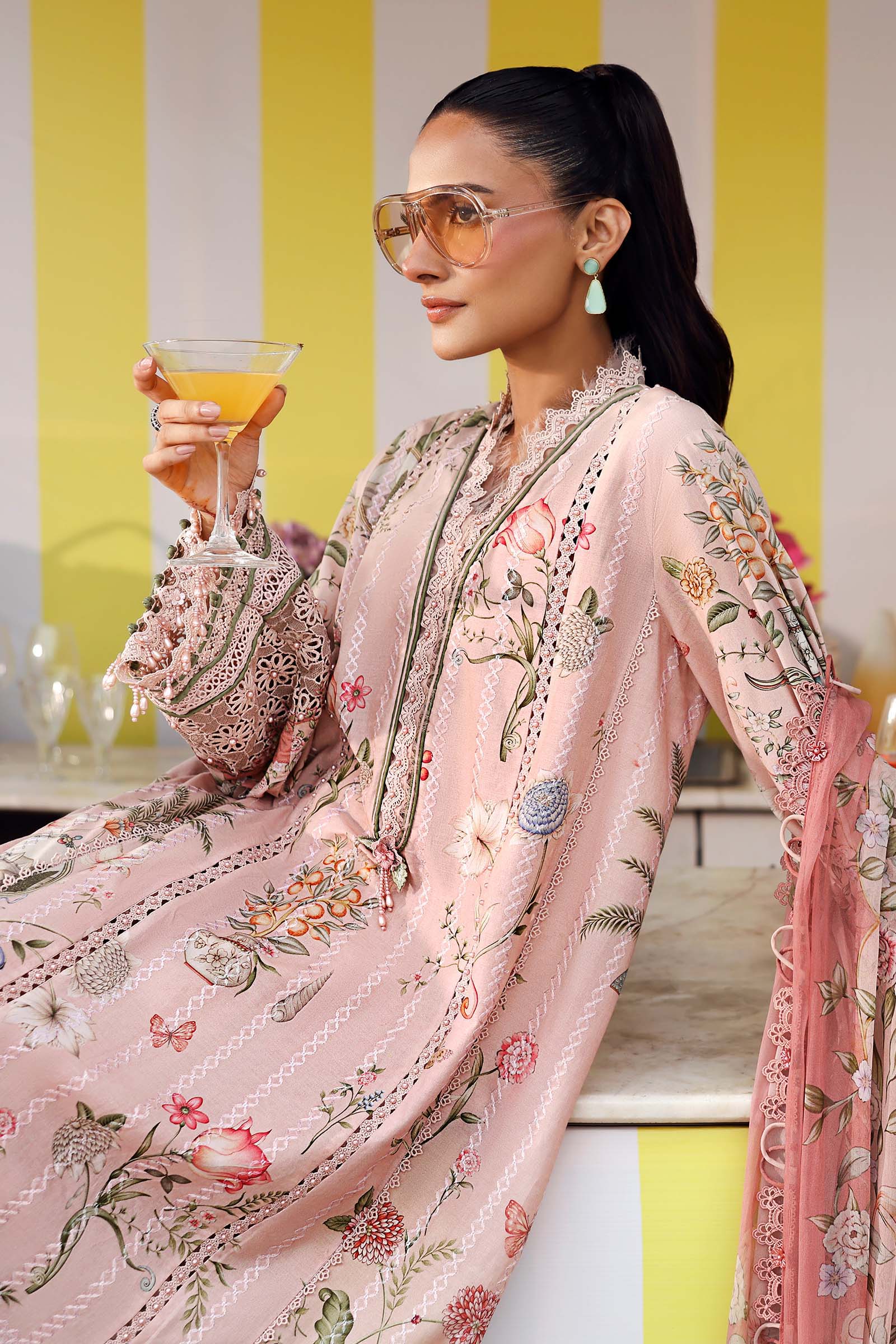 Maria B Luxury Embroidered Lawn 3Pc Unstitched Suit