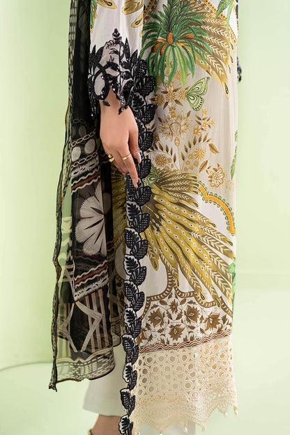 Maria.B - Luxury Lawn Embroidered Unstitched 3 Piece