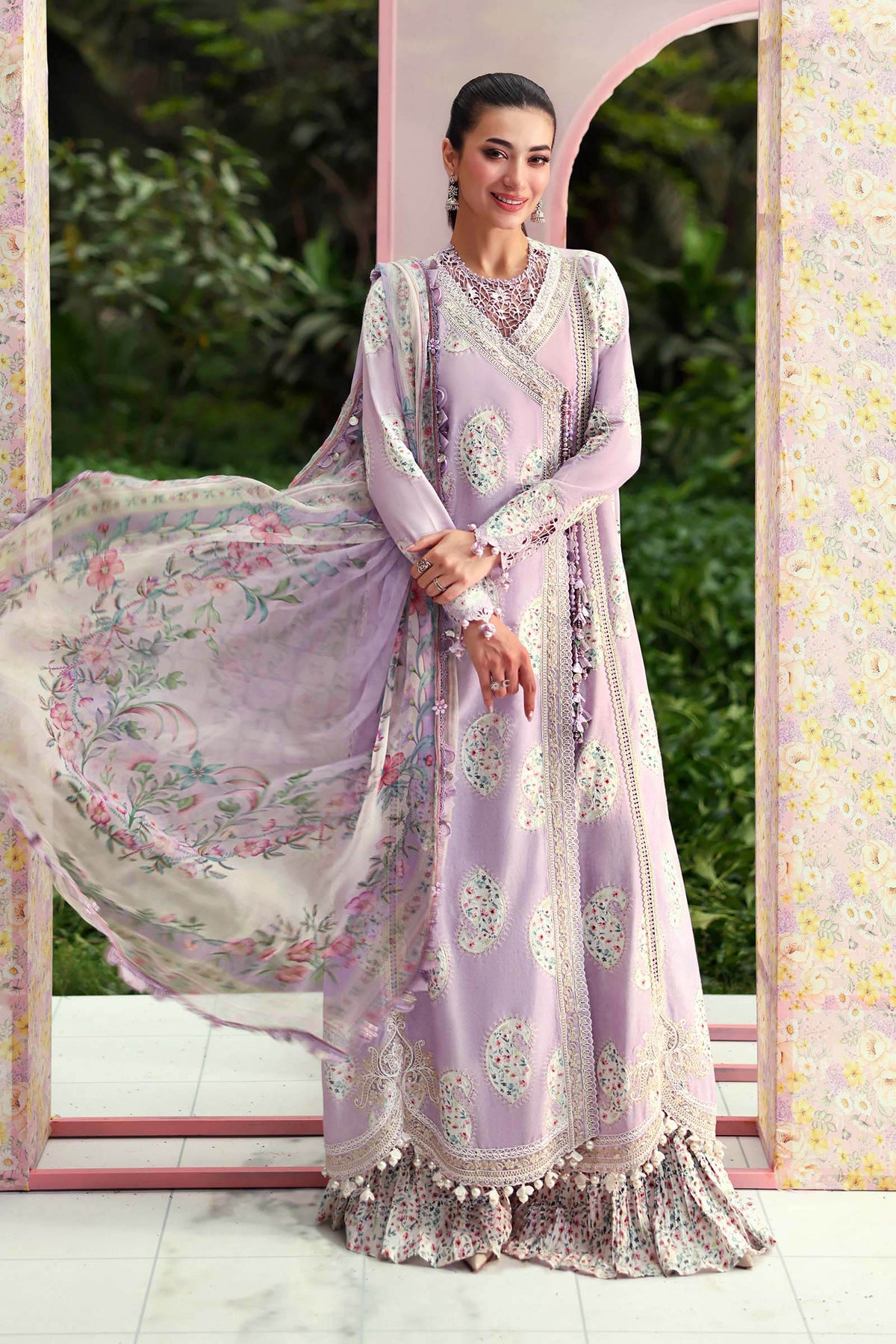 Maria B Luxury Embroidered Lawn 3Pc Unstitched Suit