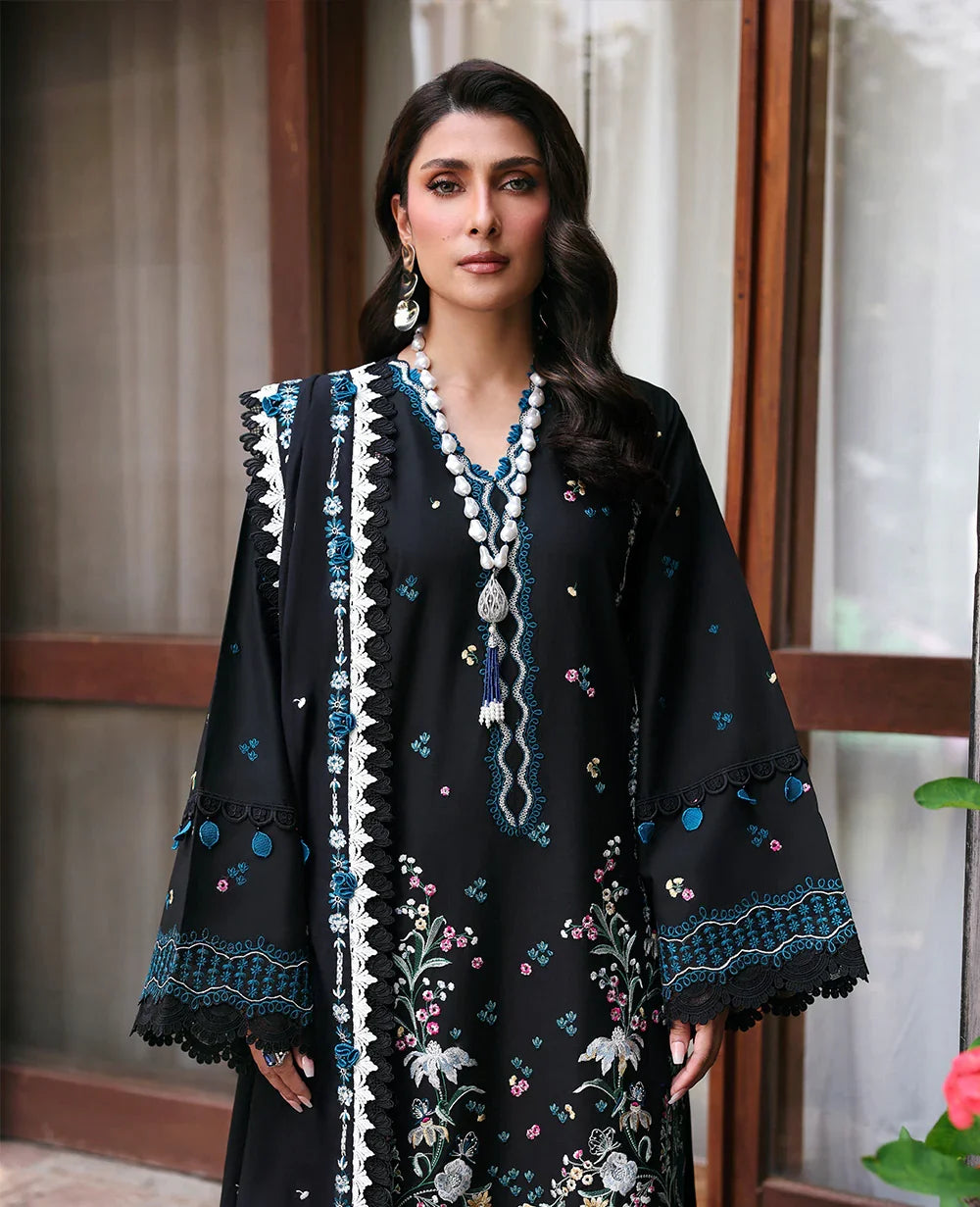 Republic WomensWear Talia Embroidered Lawn Unstitched 3Pc Suit D5 - B ZARAE