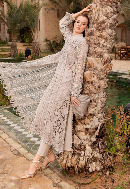 Maria.B Luxury Lawn Embroidered 3 Piece Unstitched D