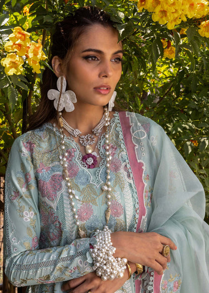 Saira Shakira Embroidered Luxury Lawn Unstitched 3Pc Suit DILARA - A