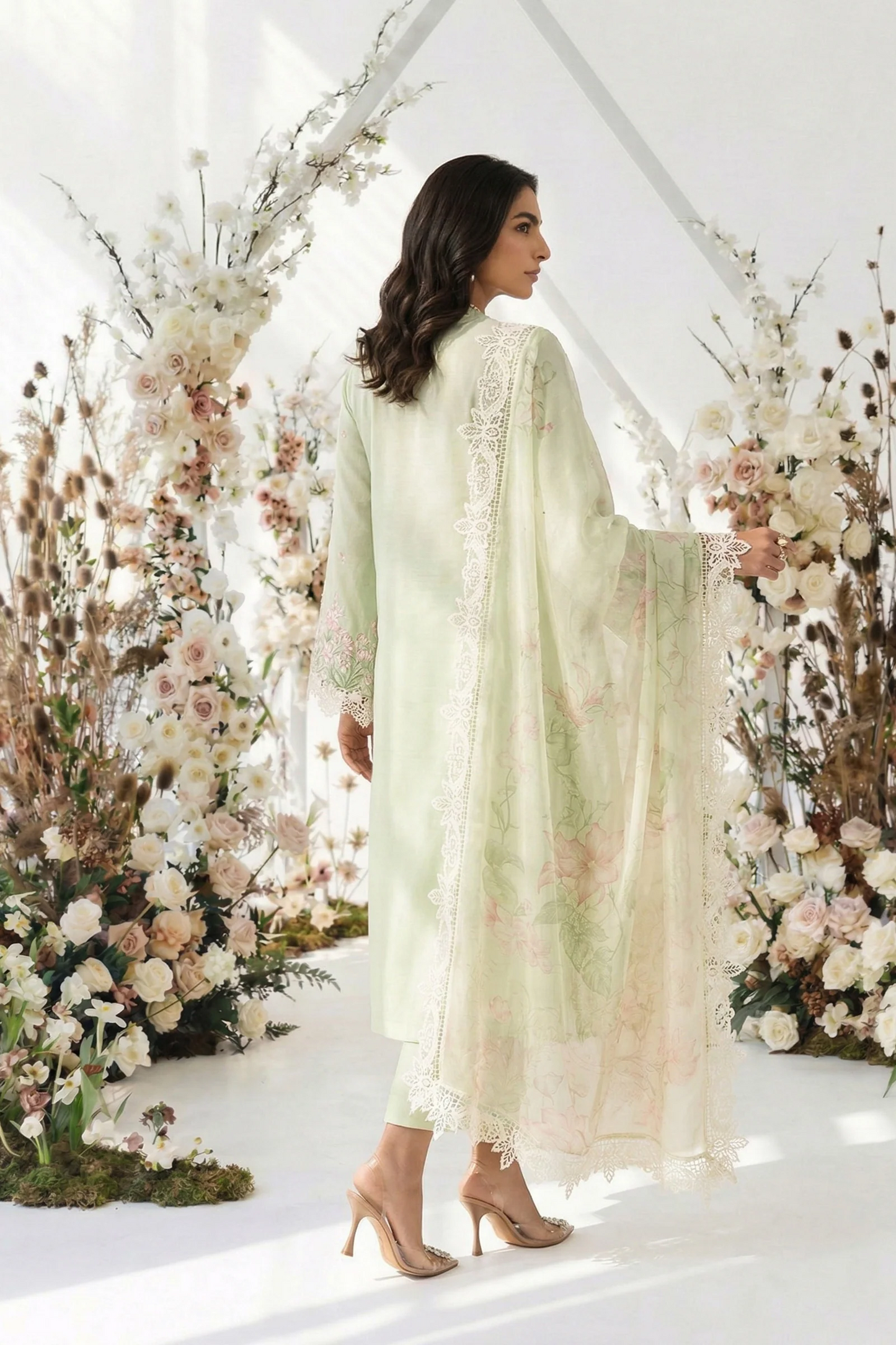 Maria.B Luxury Lawn Embroidered Unstitched Suit