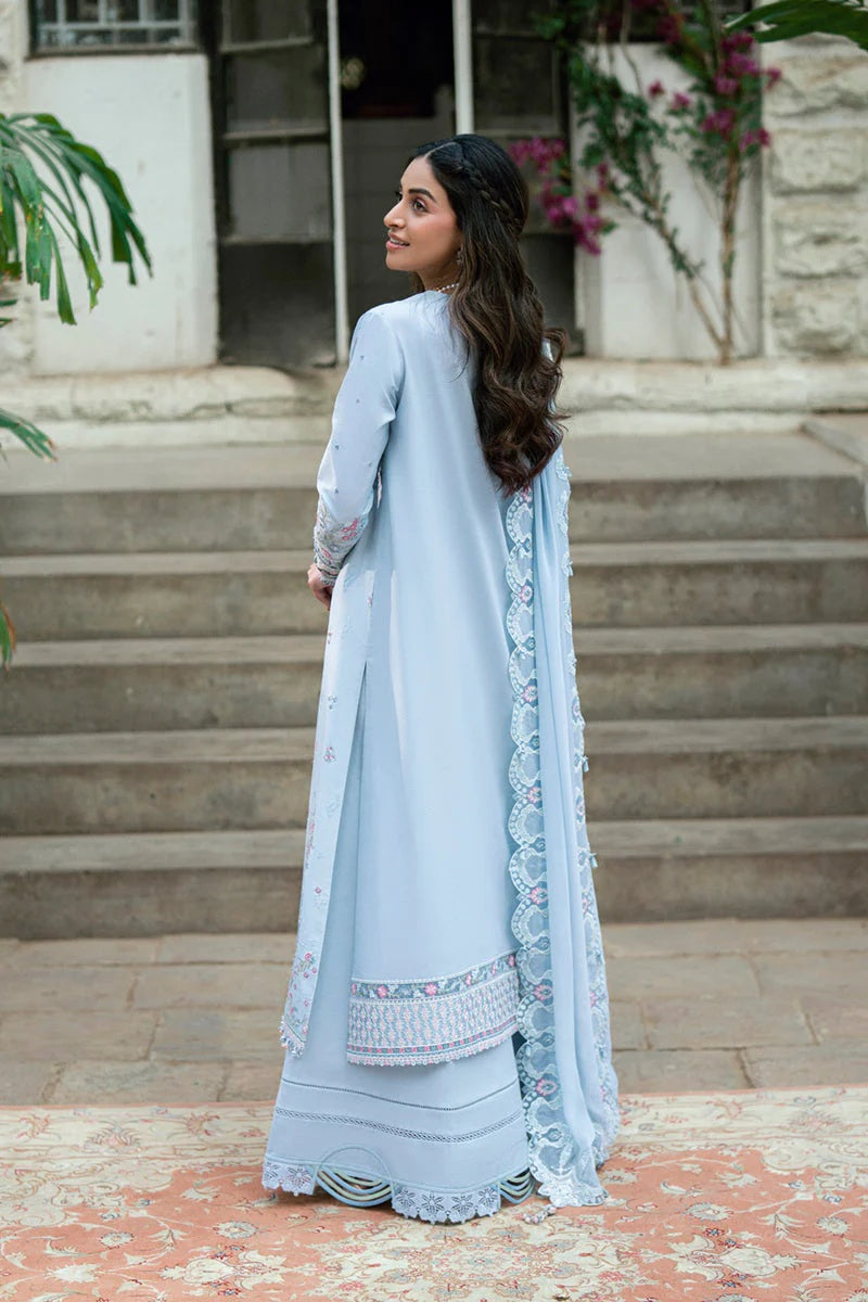 Qalamkar - Zarish - Luxury Lawn Embroidered 3 Piece Unstitched