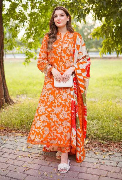 Aneelas - Lawn Embroidered 3 Piece Unstitched