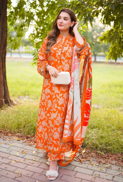 Aneelas - Lawn Embroidered 3 Piece Unstitched
