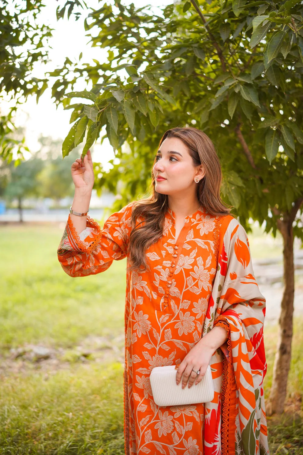 Aneelas - Lawn Embroidered 3 Piece Unstitched
