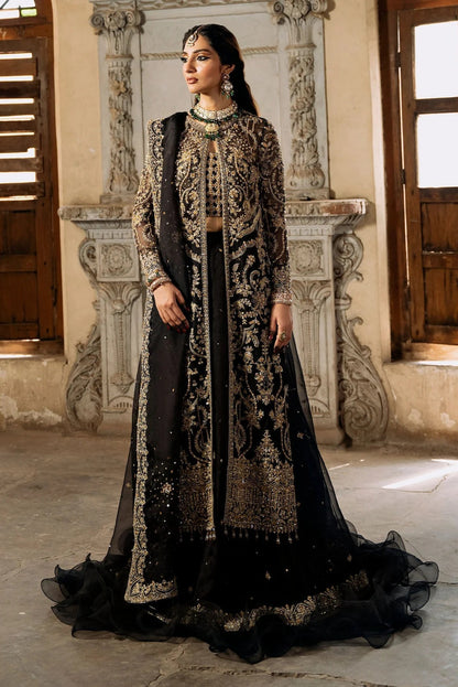 Kanwal Malik Luxury Organza Embroidered 3 Piece Unsticthed - Shahtaj