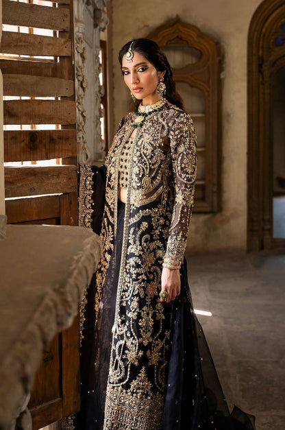 Kanwal Malik Luxury Organza Embroidered 3 Piece Unsticthed - Shahtaj
