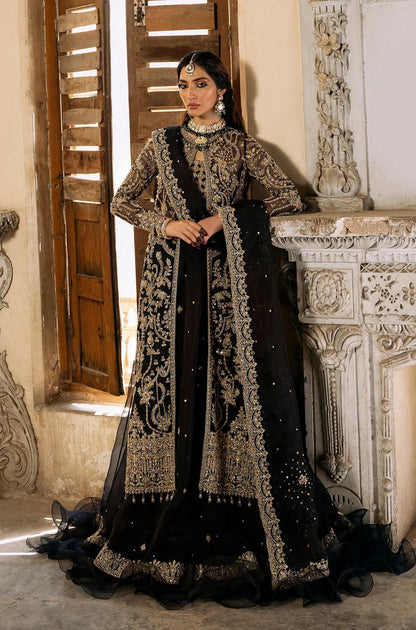 Kanwal Malik Luxury Organza Embroidered 3 Piece Unsticthed - Shahtaj