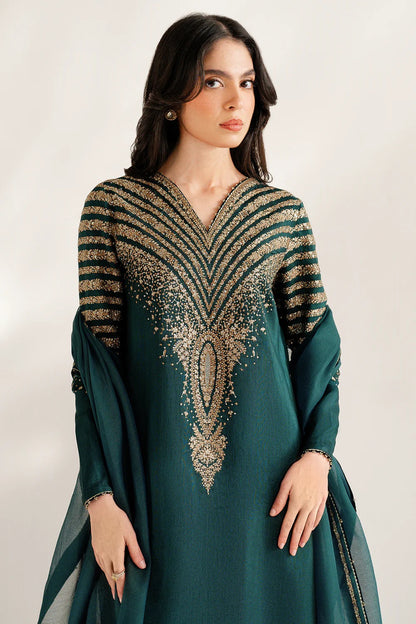 Jazmin Luxury Raw Silk Embroidered Unstitched 3 Piece