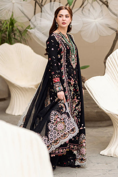Qalamkar Luxury Lawn Embroidered 3 Piece Unstitched Hannah