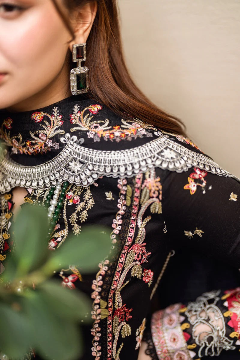 Qalamkar Luxury Lawn Embroidered 3 Piece Unstitched Hannah