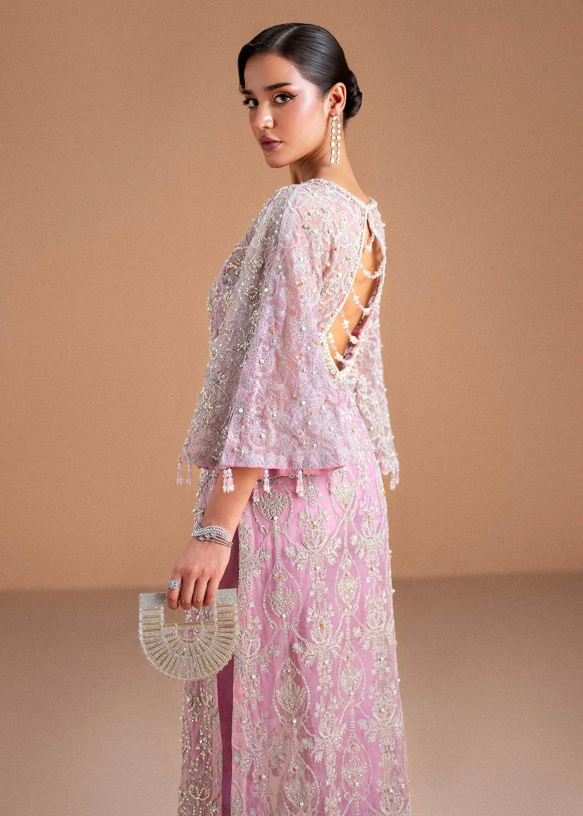 Kanwal Malik Nysa Wedding Festive Luxury Embroidered Lava Silk Silk DINA