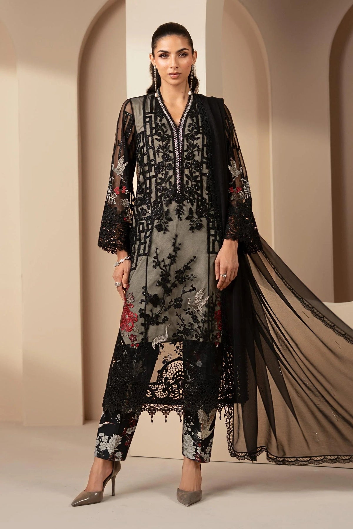 Maria.B - Luxury Lawn Embroidered 3 Piece Unstitched