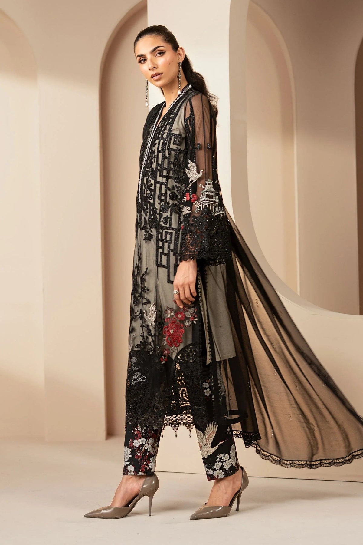 Maria.B - Luxury Lawn Embroidered 3 Piece Unstitched
