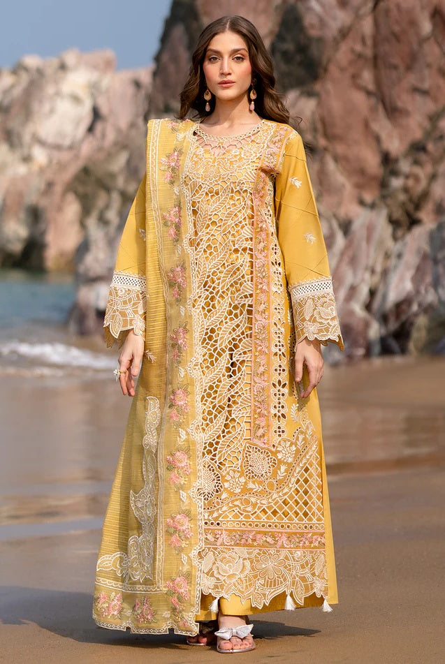 Mahnur Dahlia - Luxury Lawn Embroidered 3 Piece Unstitched