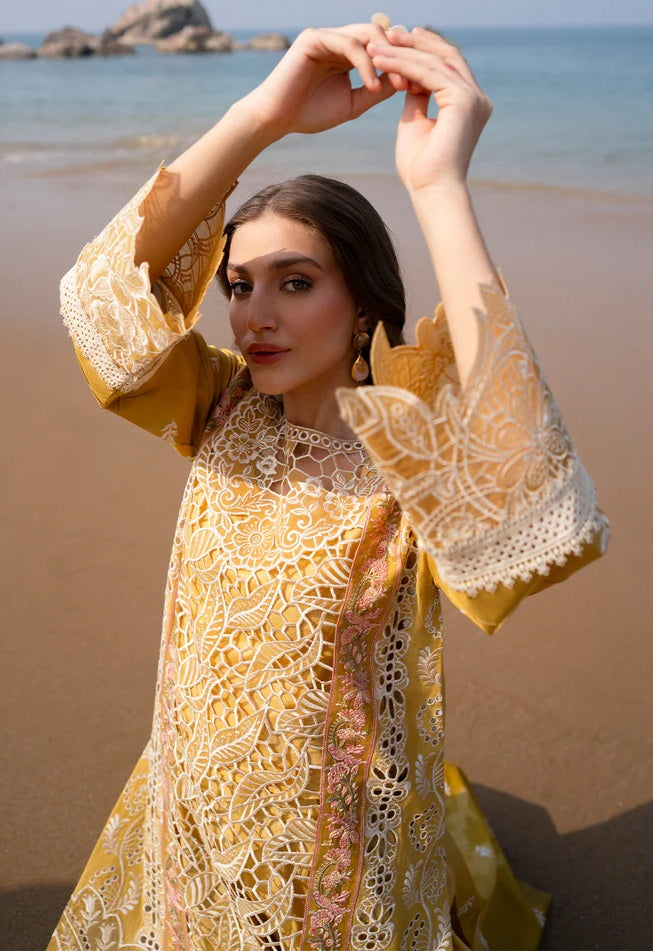 Mahnur Dahlia - Luxury Lawn Embroidered 3 Piece Unstitched