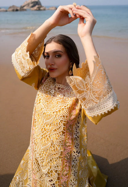 Mahnur Dahlia - Luxury Lawn Embroidered 3 Piece Unstitched