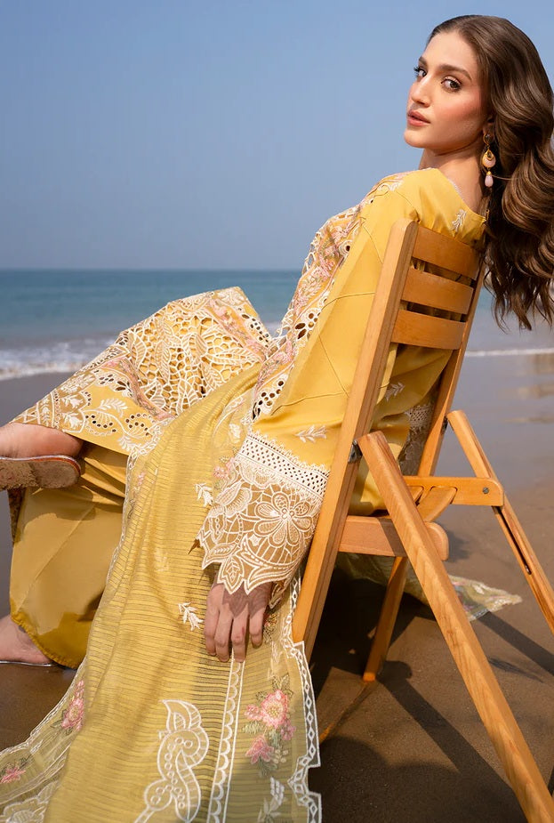 Mahnur Dahlia - Luxury Lawn Embroidered 3 Piece Unstitched