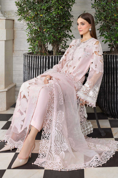 Maria.B Luxury Lawn Embroidered 3 Piece Unstitched