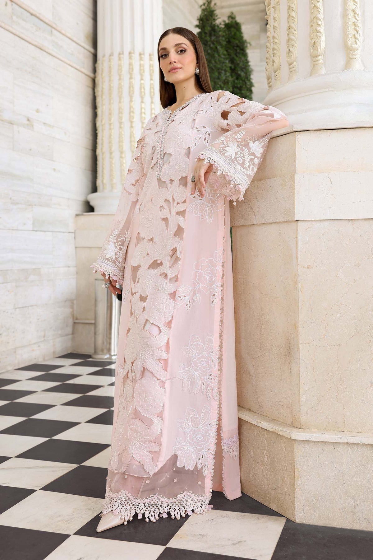 Maria.B Luxury Lawn Embroidered 3 Piece Unstitched