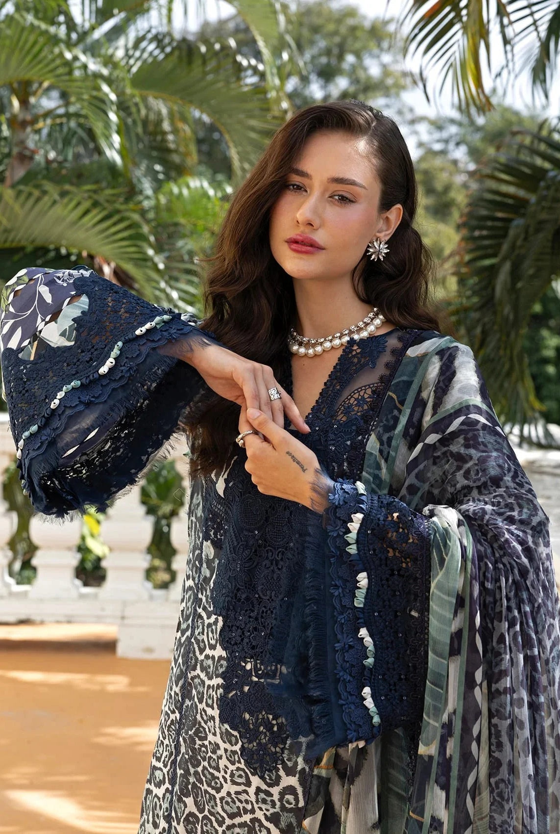 Elaf - Luxury Lawn Embroidered 3 Piece Unstitched