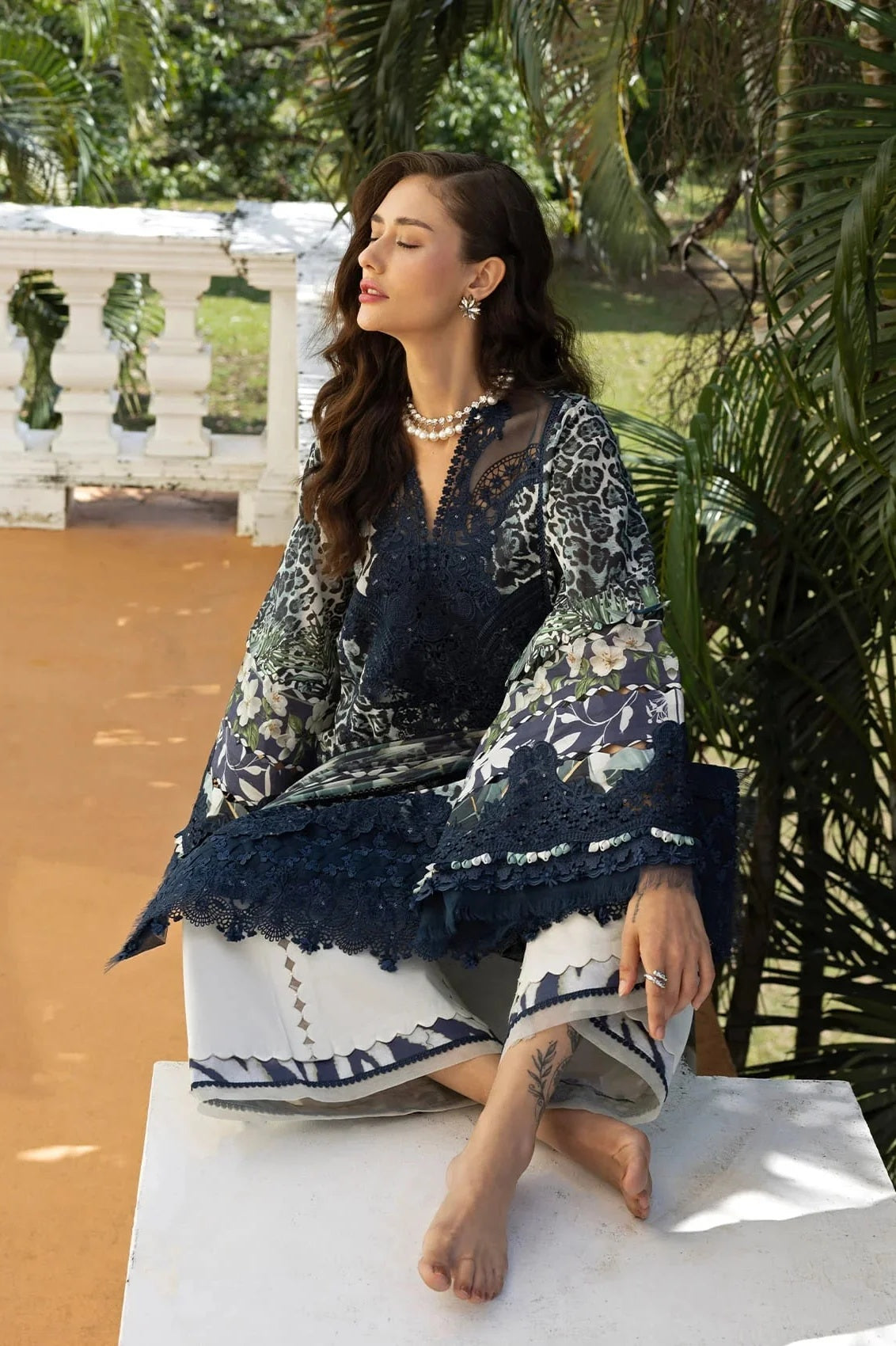 Elaf - Luxury Lawn Embroidered 3 Piece Unstitched