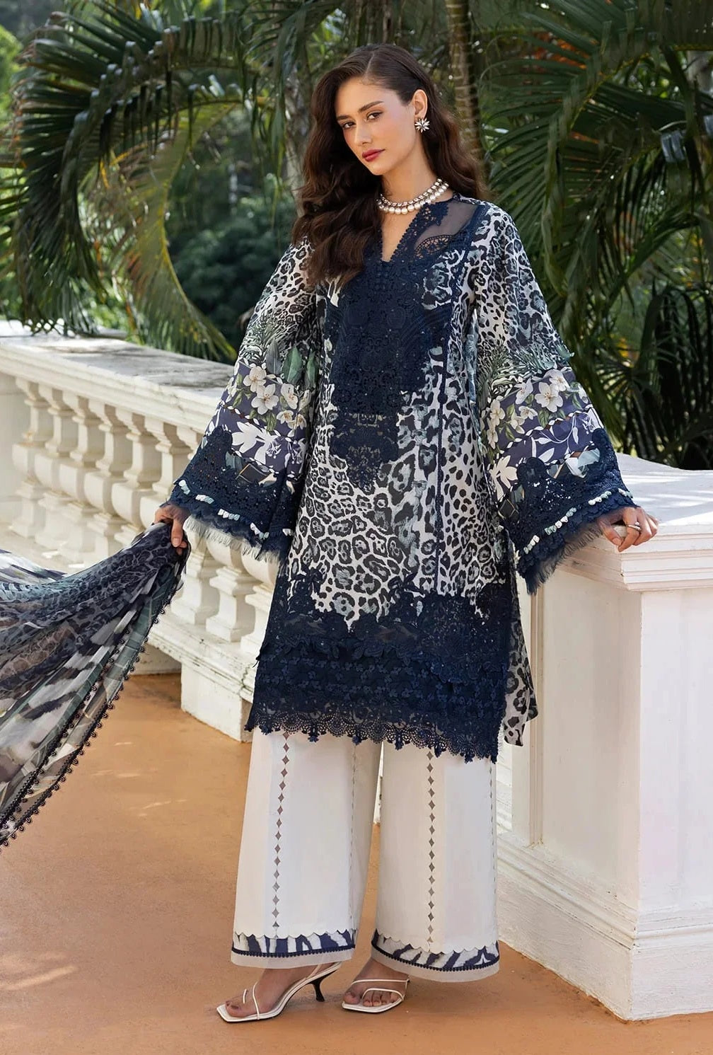 Elaf - Luxury Lawn Embroidered 3 Piece Unstitched