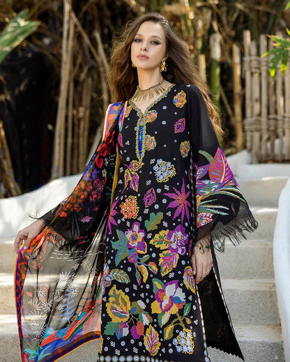 Esmel Nouveau Chapitre Unstitched 3Pc Lawn Suit Amarin