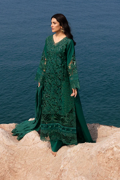 Mahnur Luxury Embroidered Unstitched Lawn Collection Eirene