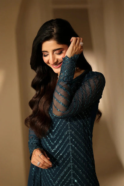 Azure - Euphoria - Luxury Chiffon Embroidered 3 Piece Unstitched