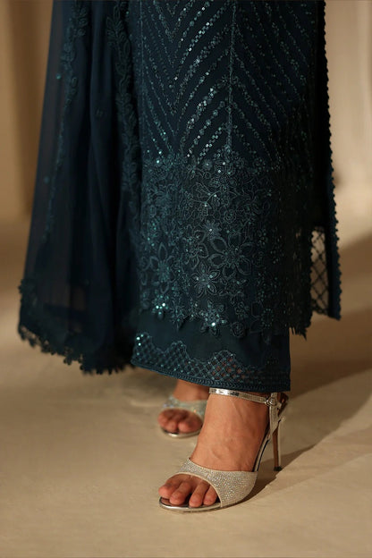 Azure - Euphoria - Luxury Chiffon Embroidered 3 Piece Unstitched