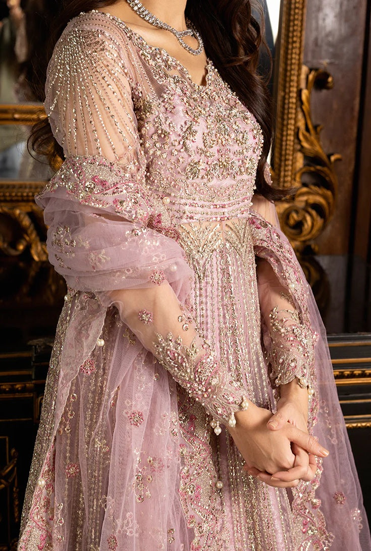 Mushq - Luxury Net Embroidered 3 Piece Unstitched - GEET