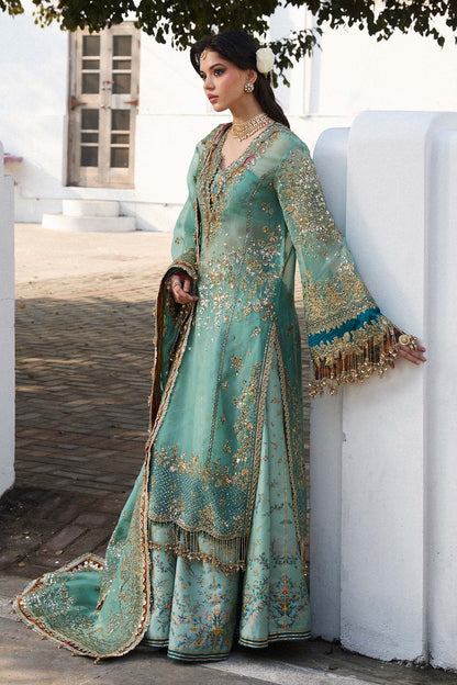Hussain Rehar - Miraye - Luxury Organza Embroidered 3 Piece Unstitched