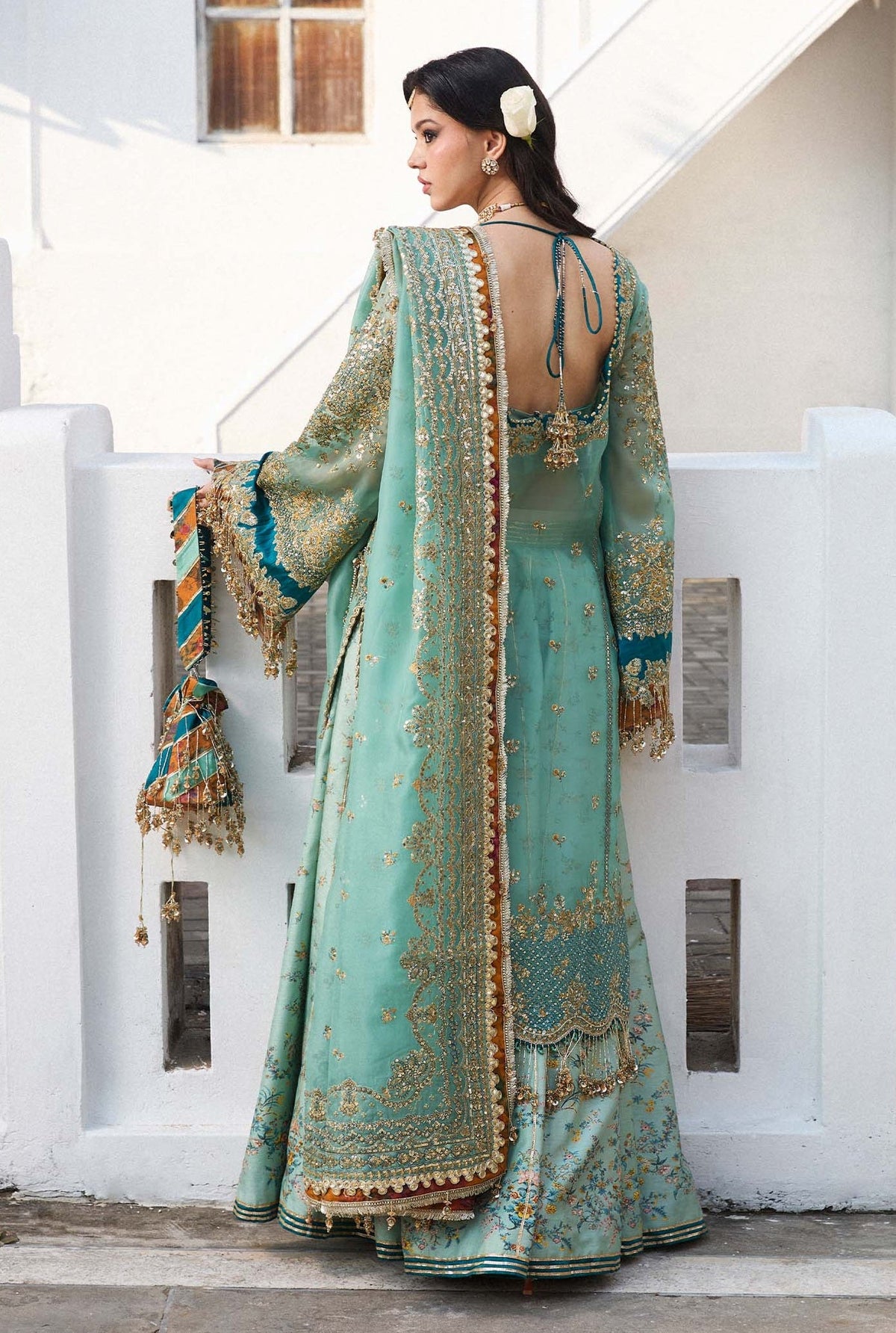 Hussain Rehar - Miraye - Luxury Organza Embroidered 3 Piece Unstitched