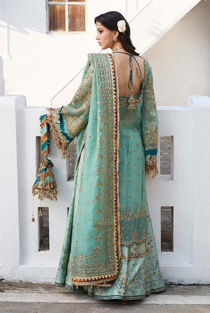 Hussain Rehar - Miraye - Luxury Organza Embroidered 3 Piece Unstitched
