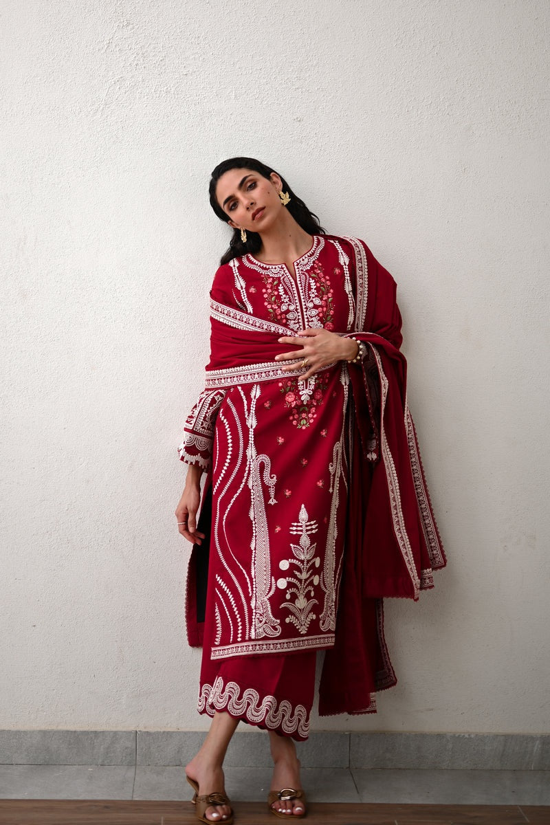 Zaib - Luxury Lawn Embroidered 3 Piece Unstitched