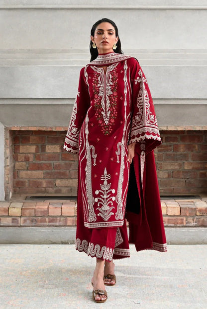 Zaib - Luxury Lawn Embroidered 3 Piece Unstitched