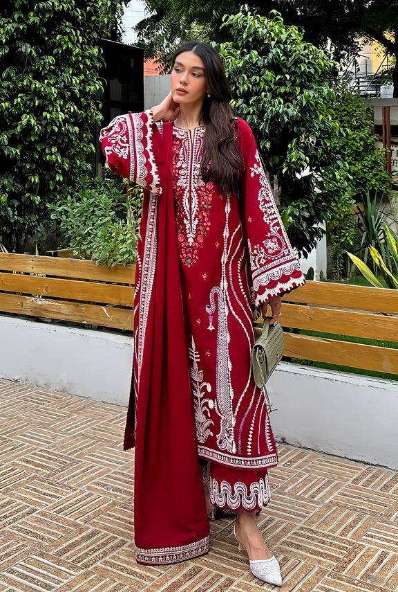 Zaib - Luxury Lawn Embroidered 3 Piece Unstitched