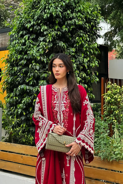 Zaib - Luxury Lawn Embroidered 3 Piece Unstitched
