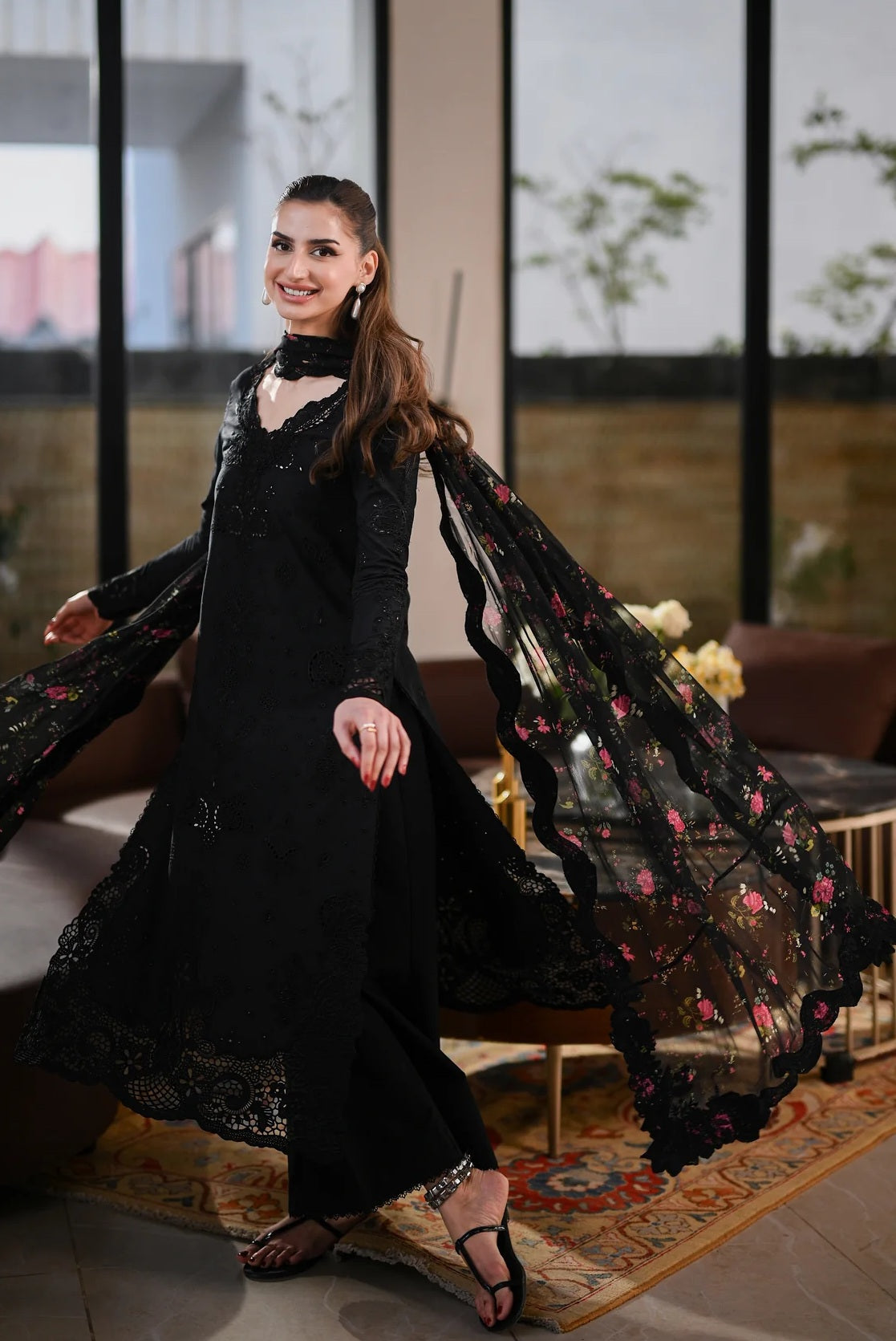 Zaib - Luxury Lawn Embroidered 3 Piece Unstitched