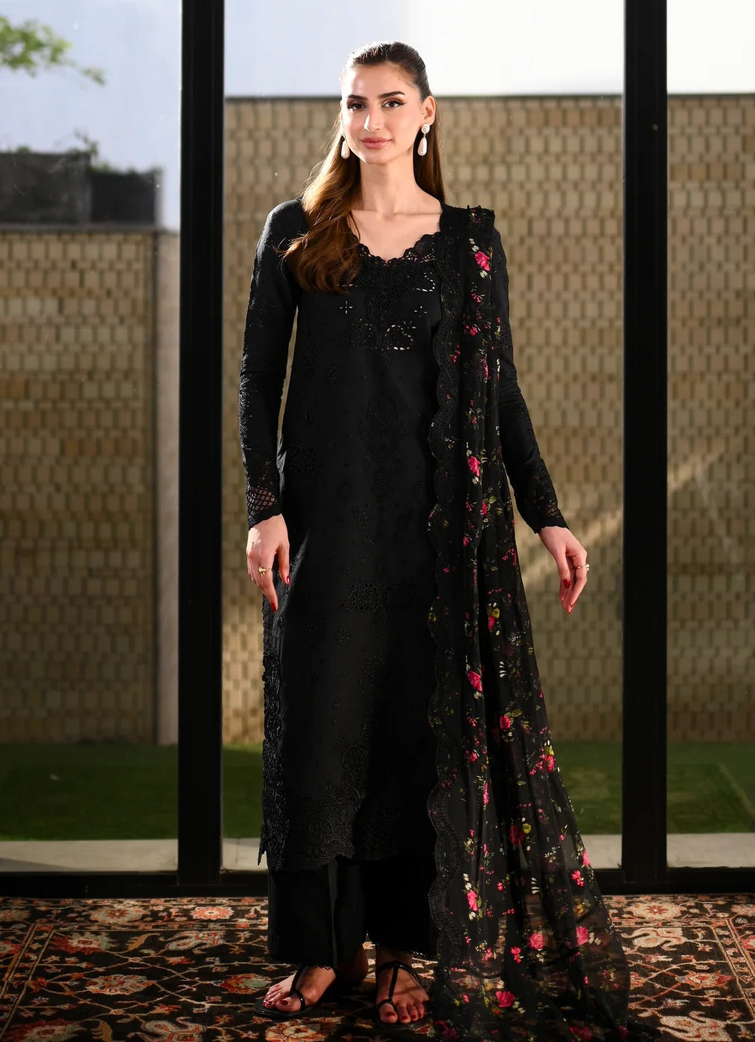 Zaib - Luxury Lawn Embroidered 3 Piece Unstitched