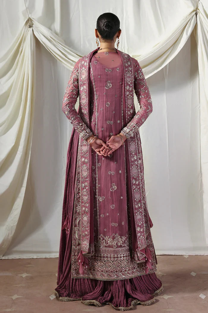 Soraya Lumene Embroidered Organza Unstitched 3Pc Suit - Isolde